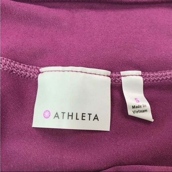 Athleta Crescendo Maroon Tiered Asymmetrical Skirt Sz S - Picture 2 of 7